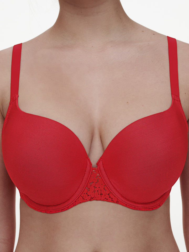 Chantelle - Norah Covering T-Shirt Bra Poppy Red