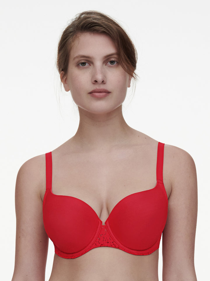 Chantelle - Norah Covering T-Shirt Bra Poppy Red