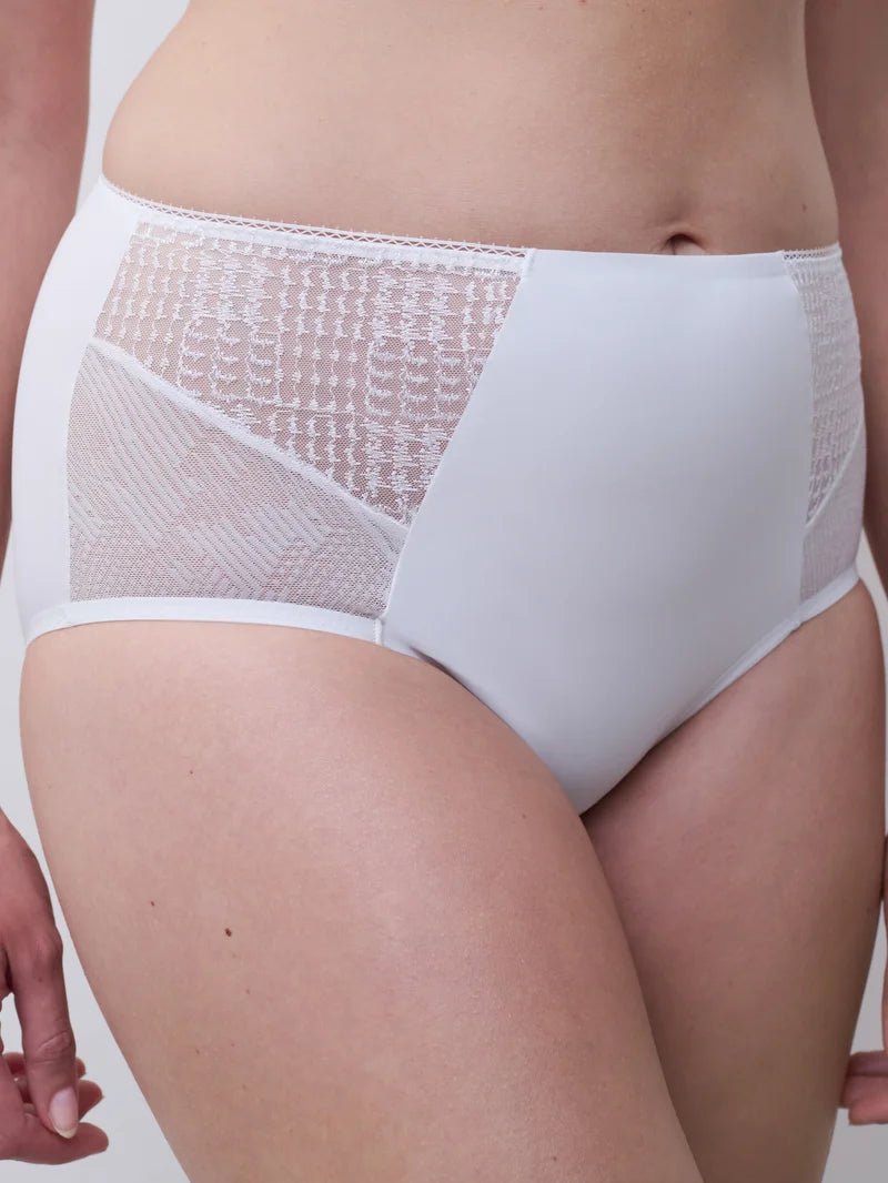 Chantelle - Intrigue High-Waisted Support Full Brief White