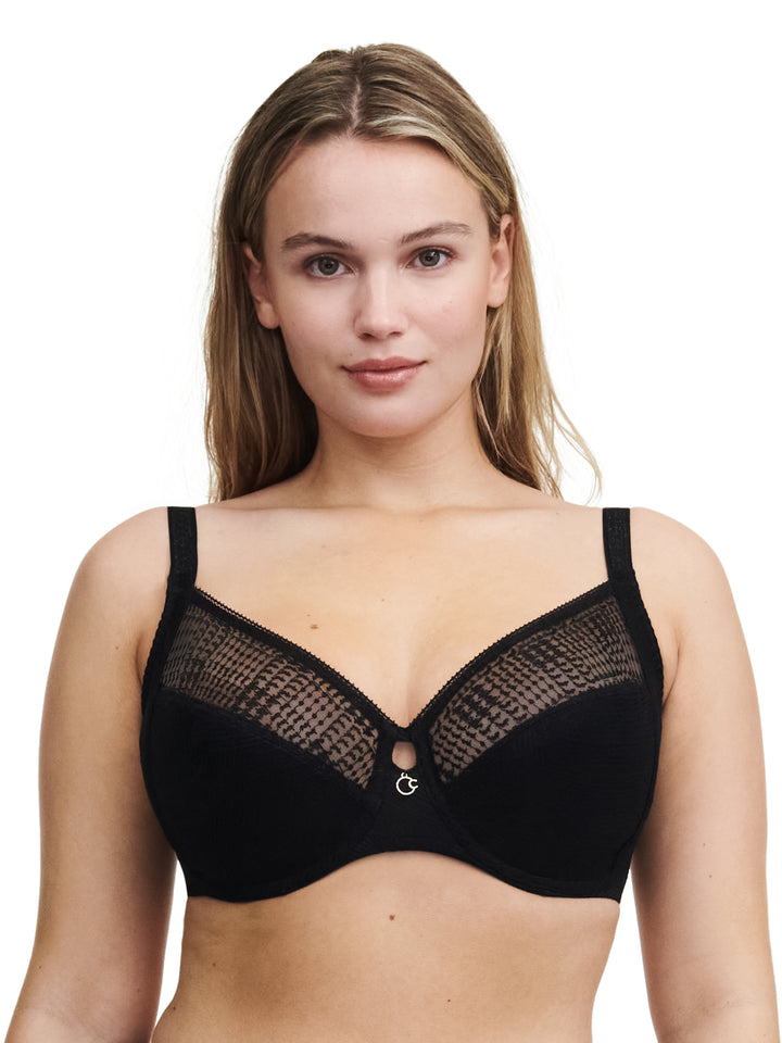 Chantelle - Intrigue Covering Underwired Bra Black