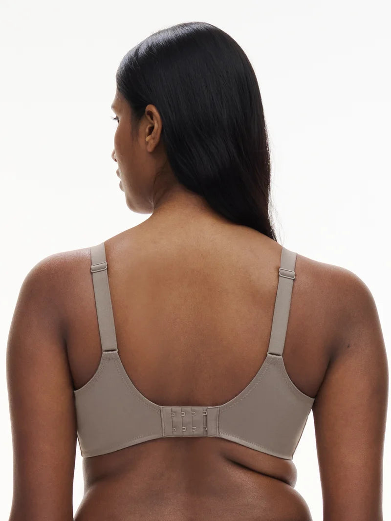 Chantelle - Intrigue Very Covering Underwired Bra Safari Grey