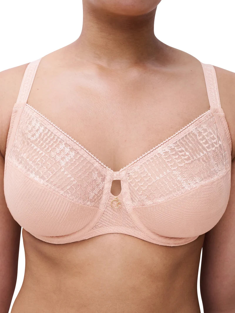 Chantelle - Intrigue Very Covering Underwired Bra Dusky Pink