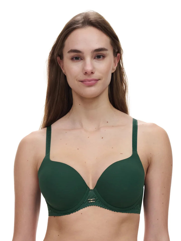 Chantelle - Origins Bedeckender T-Shirt-BH Empire Grün