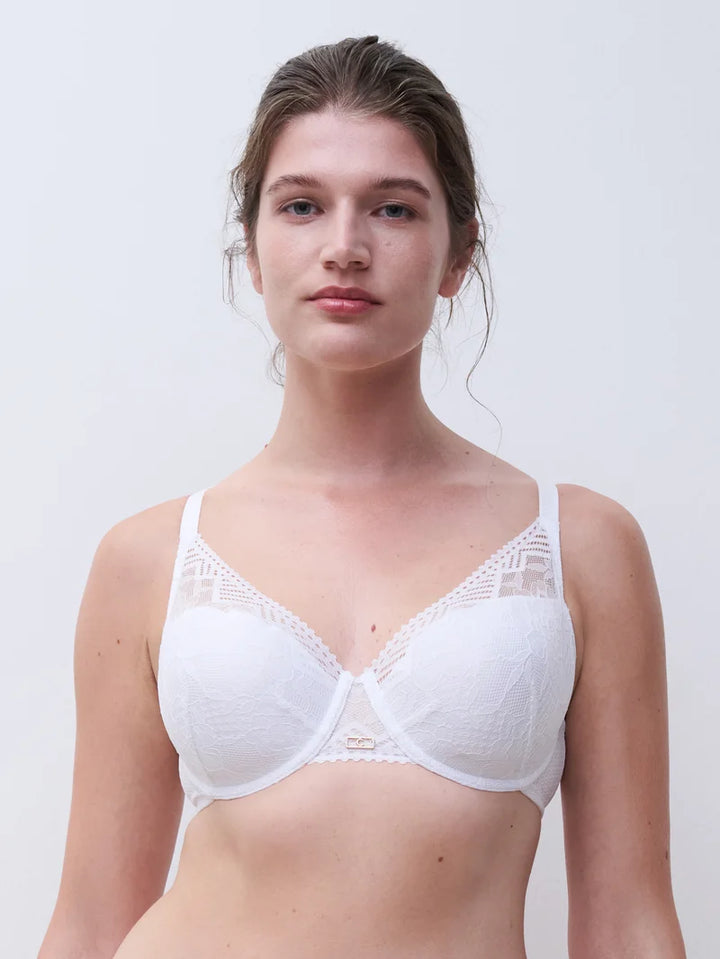 Chantelle - Origins Plunge Spacer Bra White