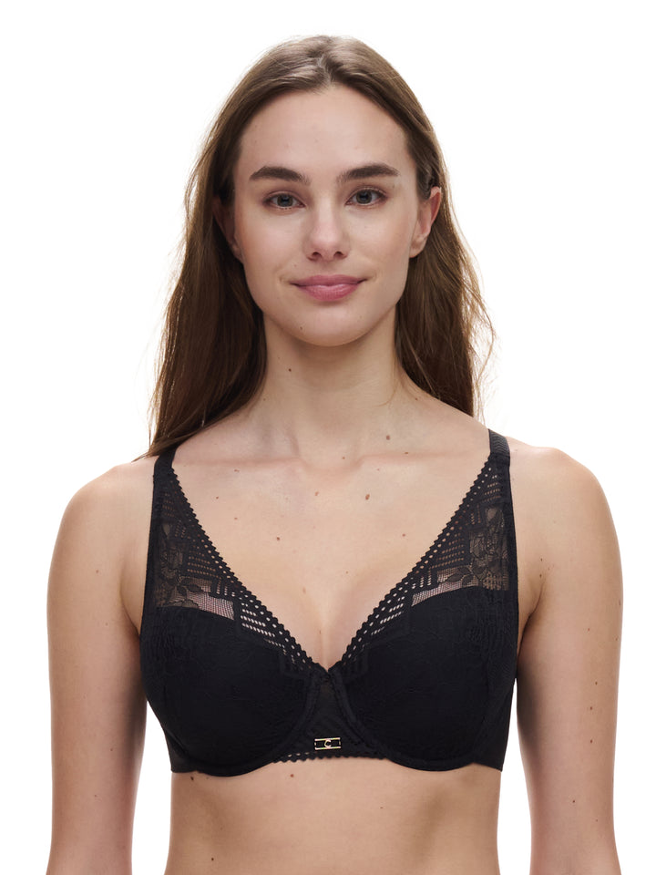 Chantelle - Origins Plunge Spacer Bra Black