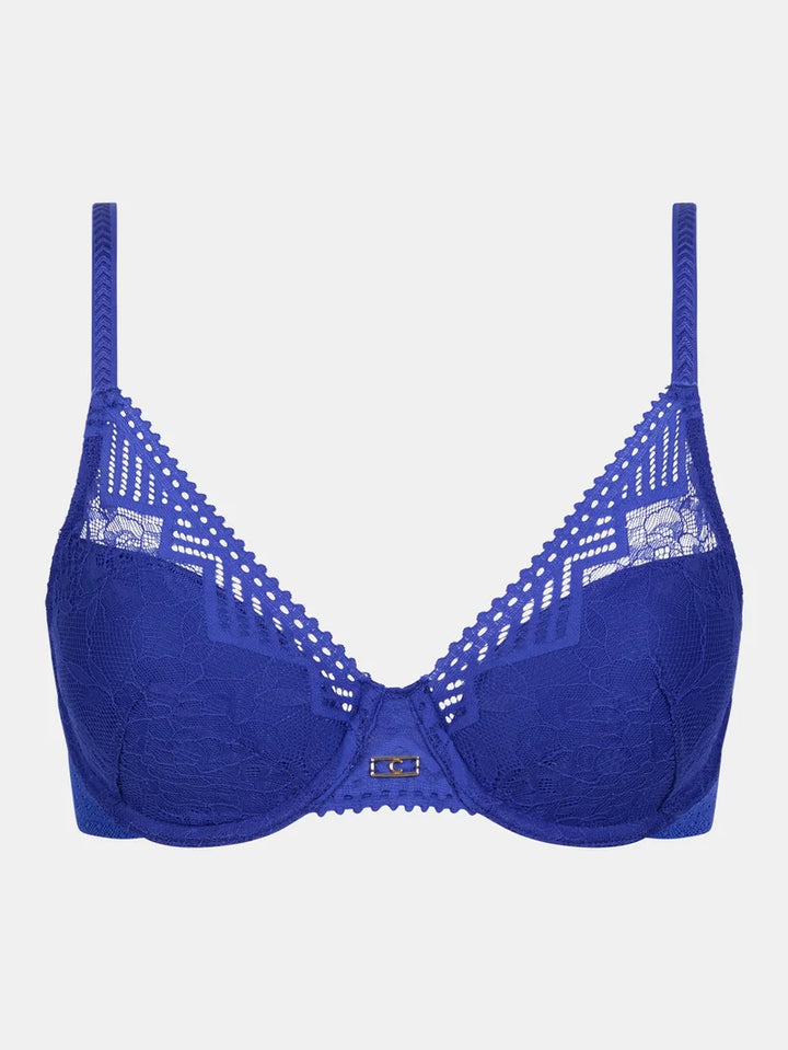 Chantelle - Origins Plunge Spacer Bra Indigo Blue