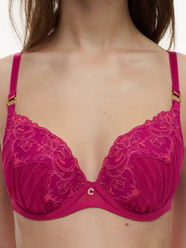 Chantelle - Cabaret Sauvage Push Up Bra Ruby Multico