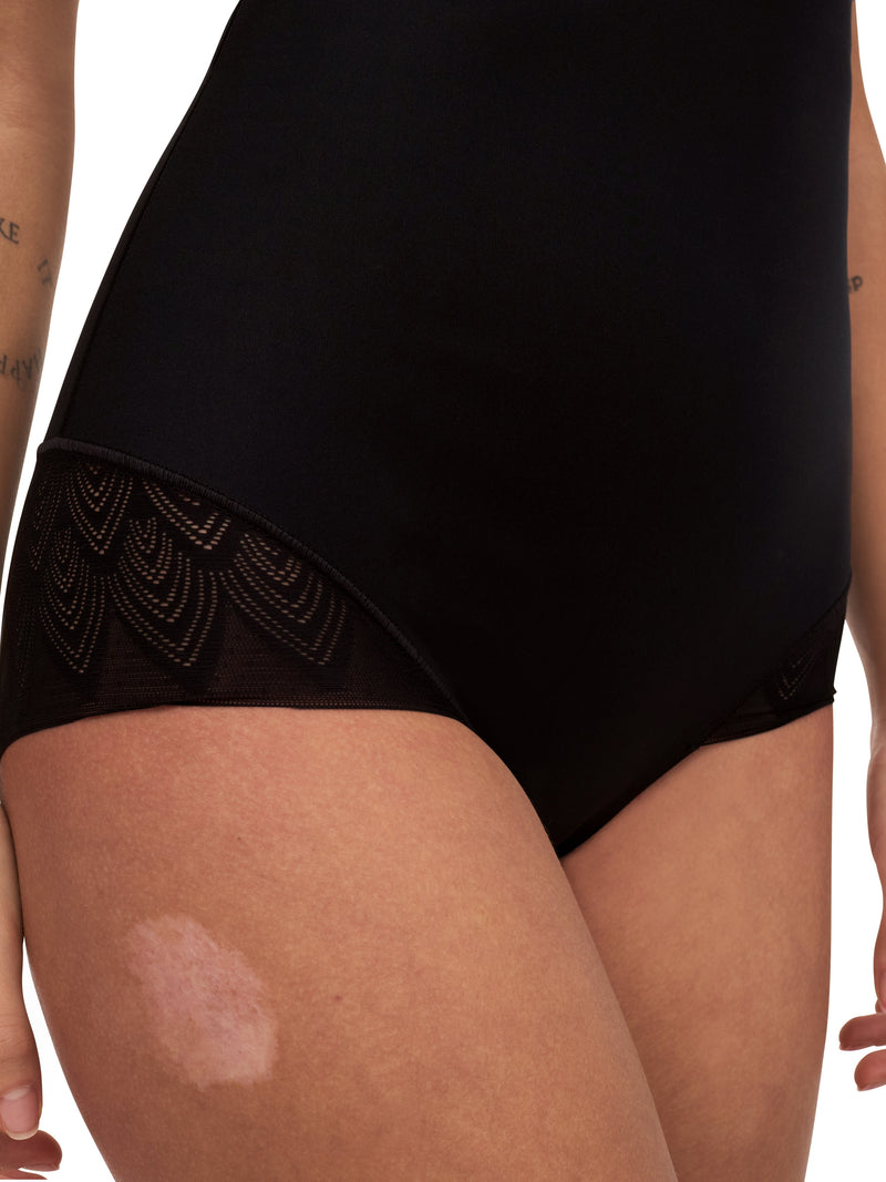 Chantelle Sexy Shape Very High Waisted Brief - Black Full Brief Chantelle 