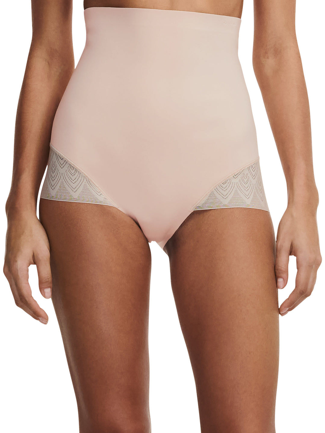 Slip Chantelle a vita molto alta, forma sexy, slip intero beige dorato Chantelle