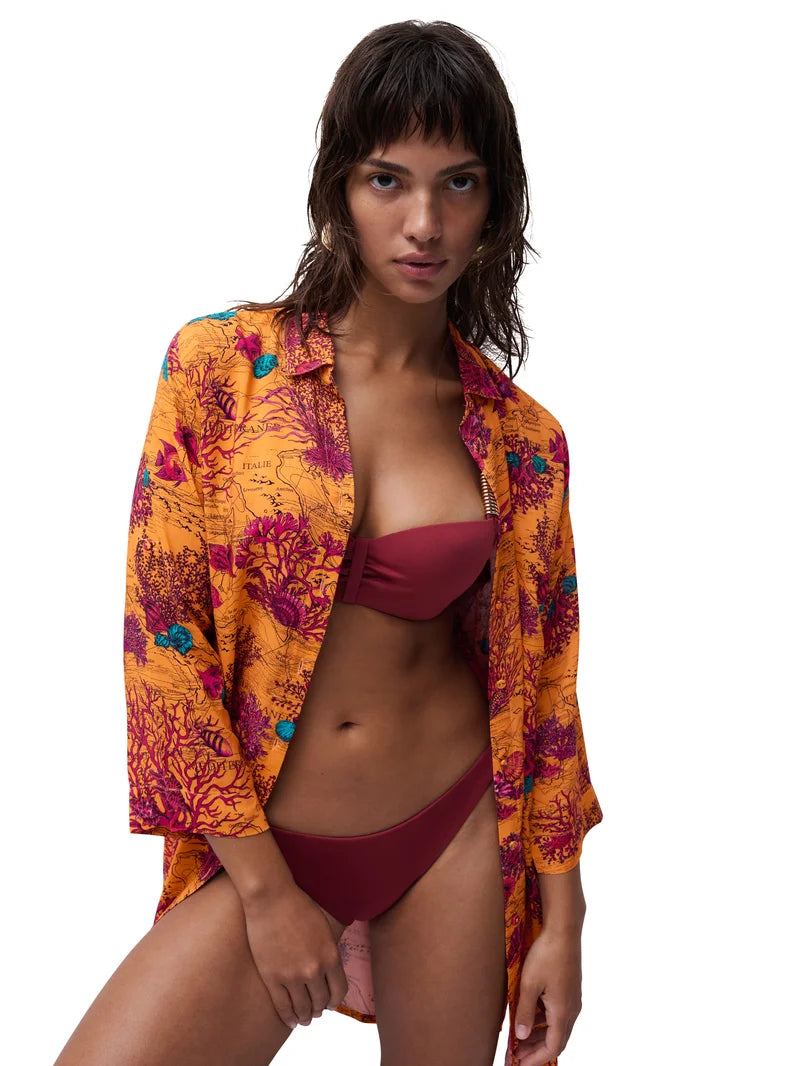Chantelle - Passionate Long Sleeved Shirt Light Mediterranean