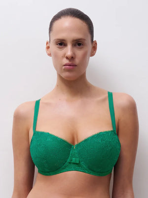 Chantelle - Day To Night Half-Cup Bra Racing Green