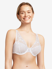 Chantelle Day To Night Plunge Spacer Bra - White Spacer Bra Chantelle