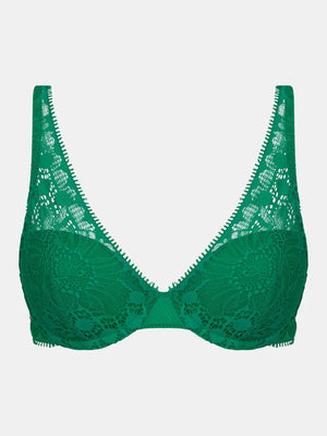 Chantelle - Day To Night Plunge Spacer Bra Racing Green