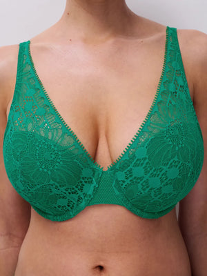 Chantelle - Day To Night Plunge Spacer Bra Racing Green