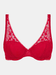 Chantelle - Day To Night Plunge Spacer Bra Poppy Red
