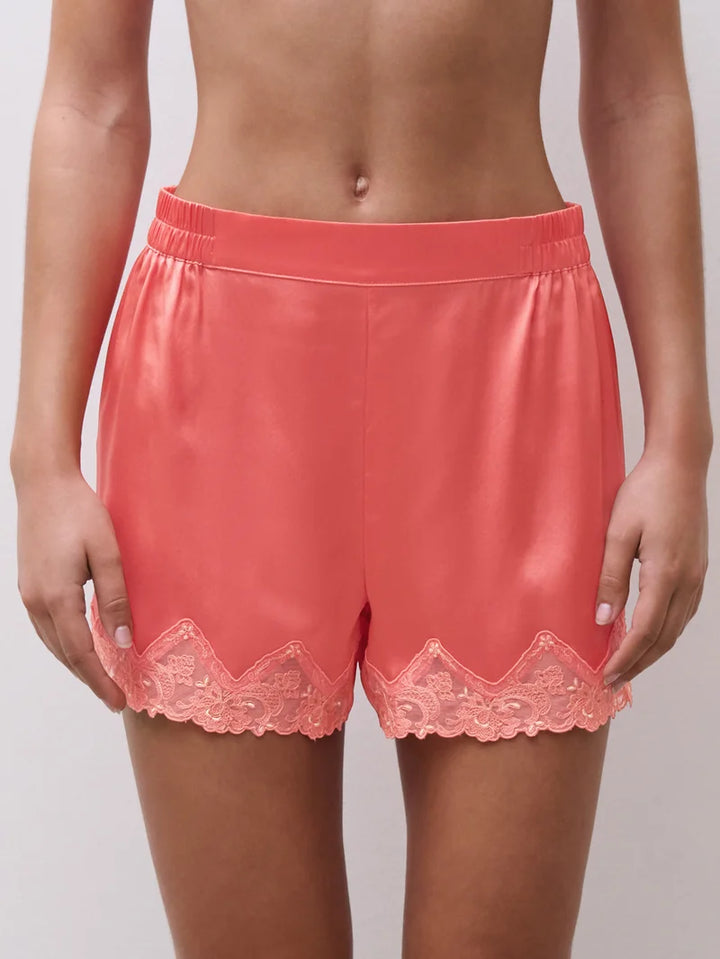 Chantelle - Cabaret Sauvage Shorts Coral / Sunflower Yellow