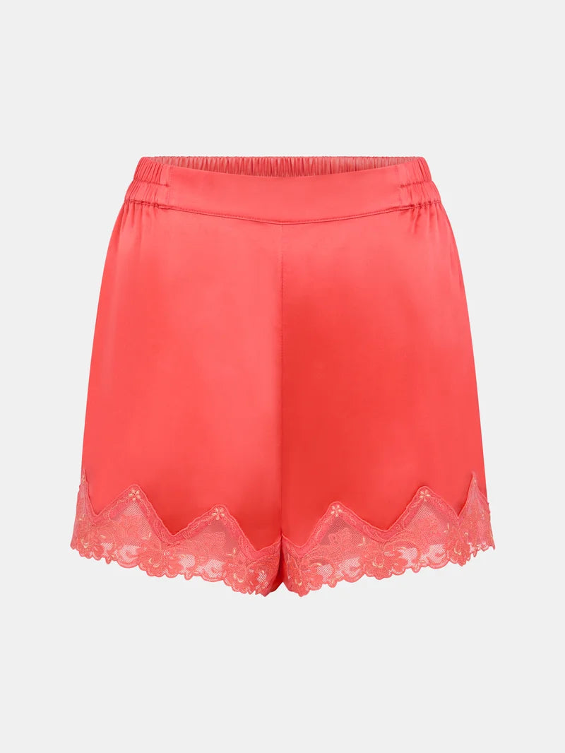 Chantelle - Cabaret Sauvage Shorts Coral / Sunflower Yellow