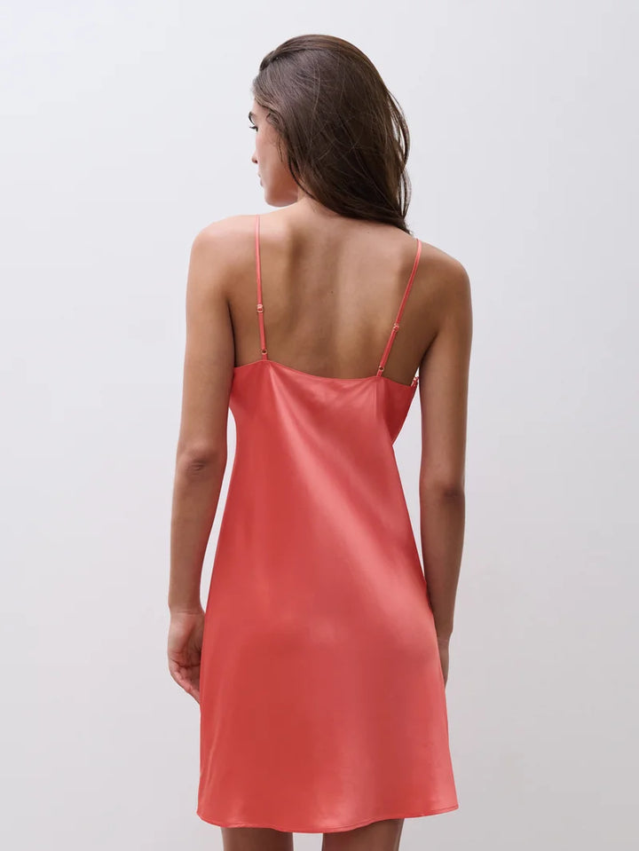 Chantelle - Cabaret Sauvage Nightdress Coral / Sunflower Yellow
