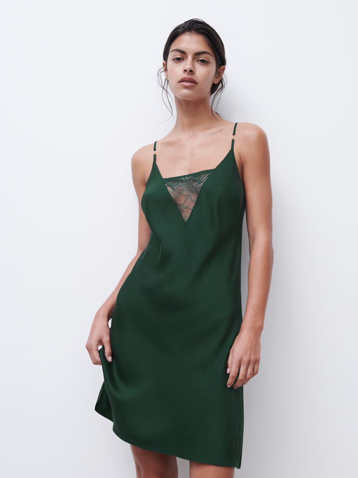 Chantelle - Origins Nightdress Empire Green
