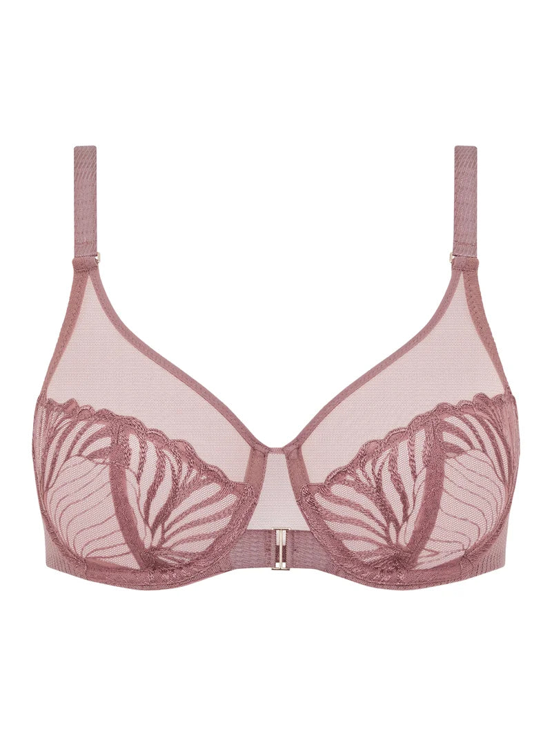 Chantelle - Legend Very Covering Underwired Bra Rose Des Bois