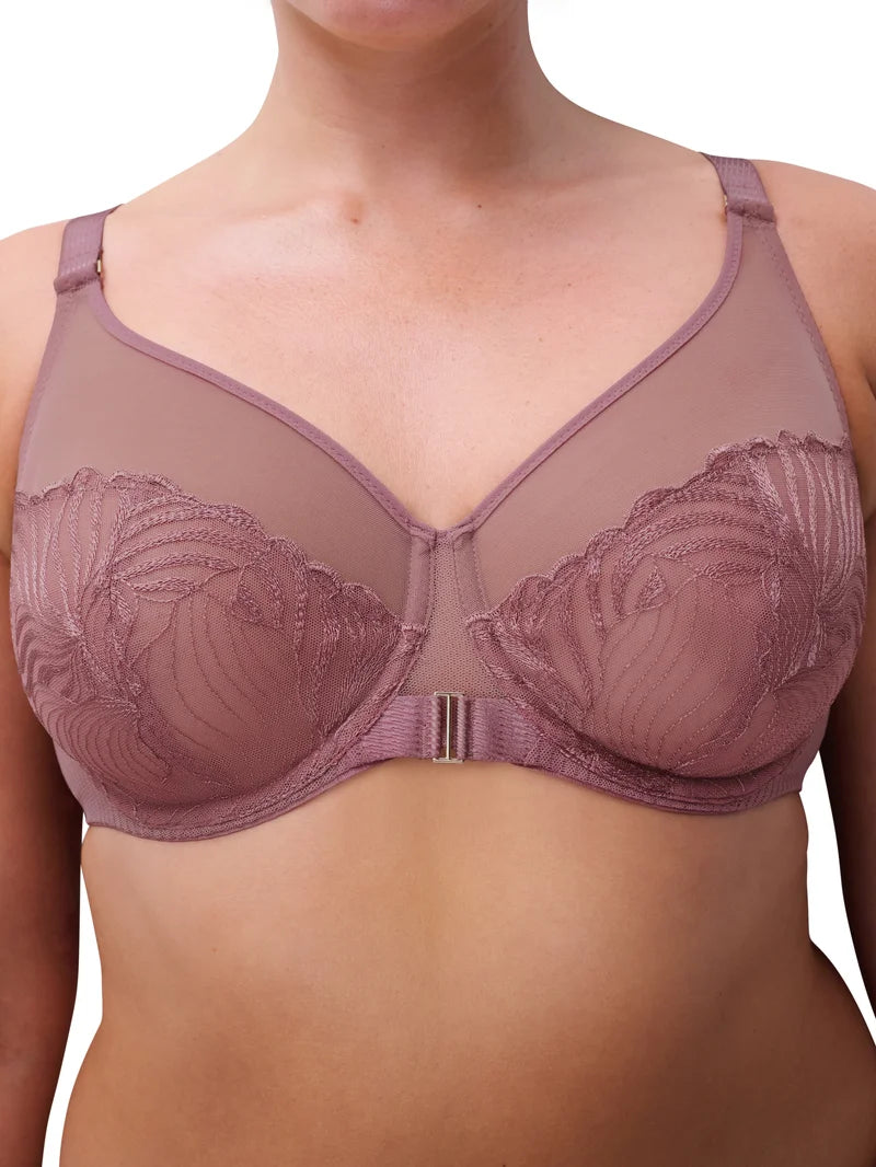 Chantelle - Legend Very Covering Underwired Bra Rose Des Bois