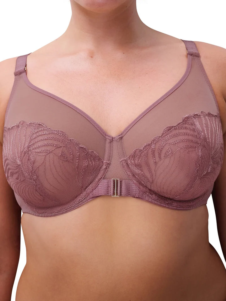 Chantelle - Legend Very Covering Underwired Bra Rose Des Bois