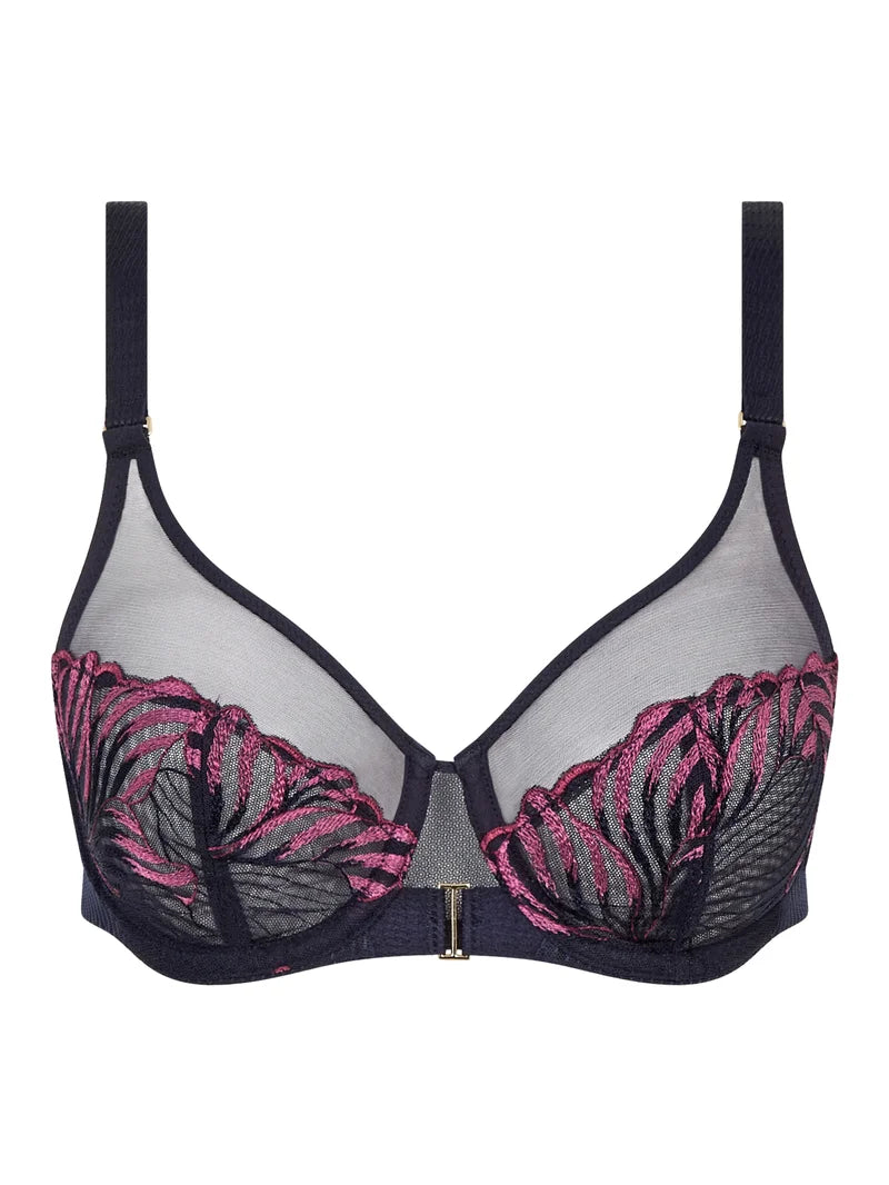 Chantelle - Legend Very Covering Underwired Bra Ocean Aurora