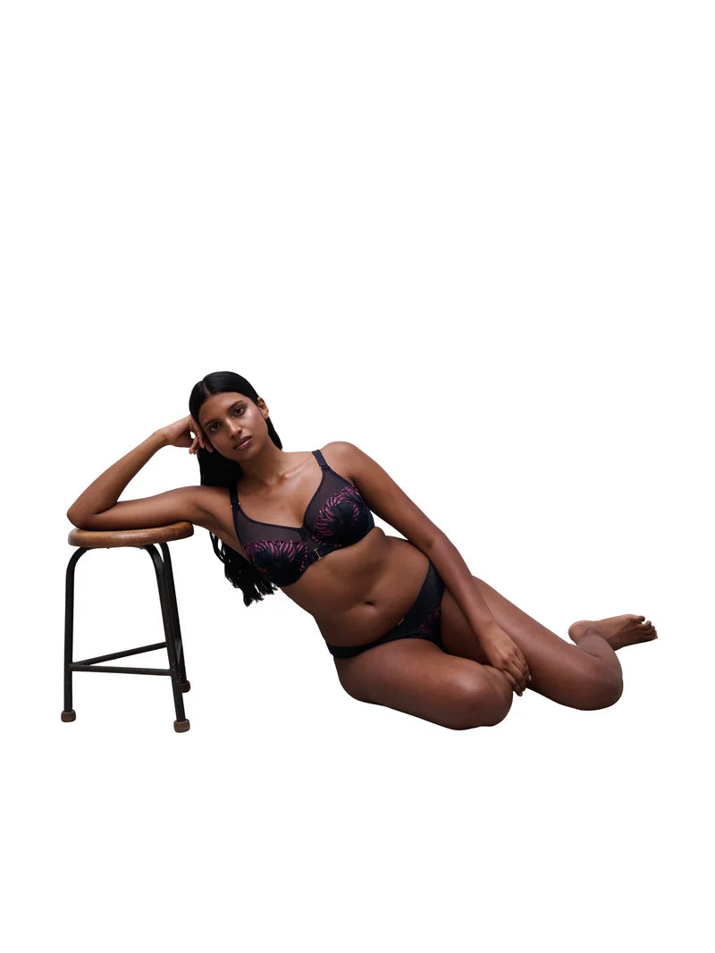 Chantelle - Legend Very Covering Underwired Bra Ocean Aurora
