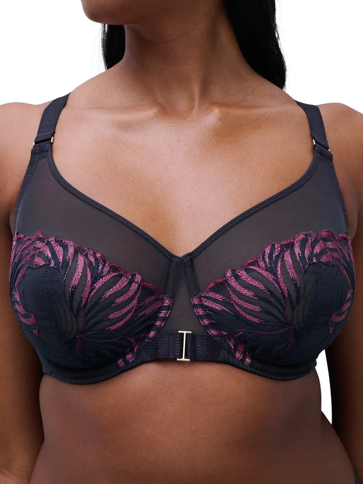 Chantelle - Legend Very Covering Underwired Bra Ocean Aurora