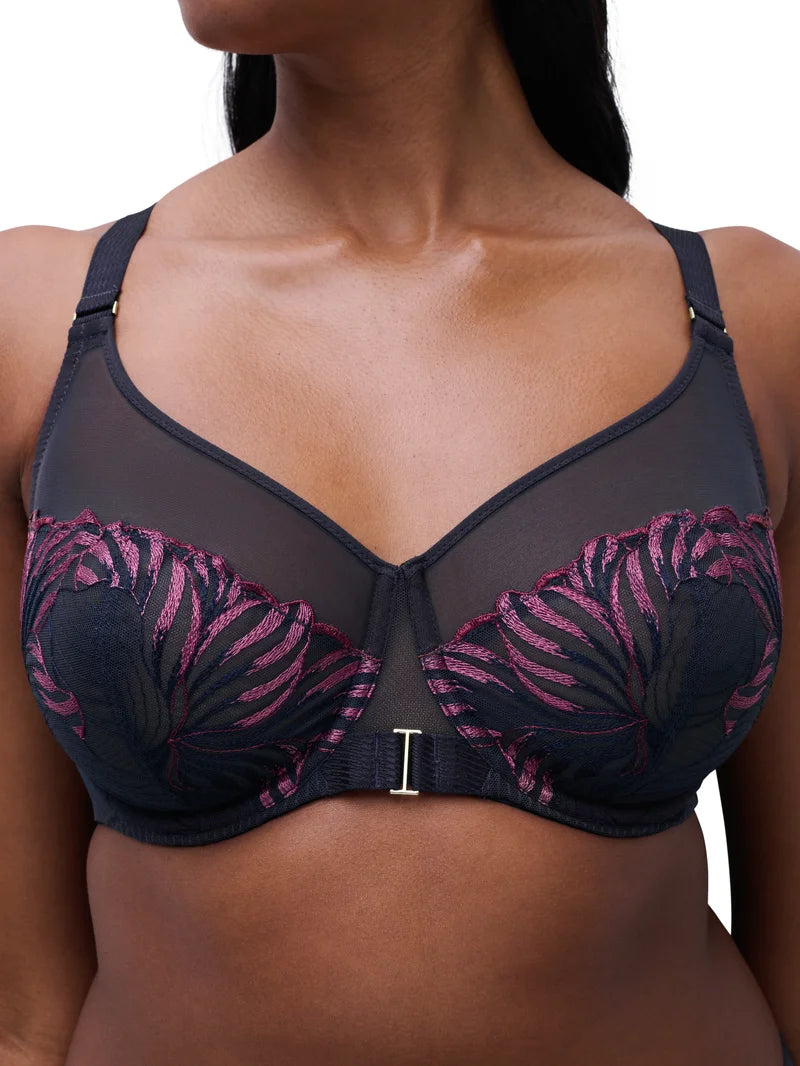 Chantelle - Legend Very Covering Underwired Bra Ocean Aurora