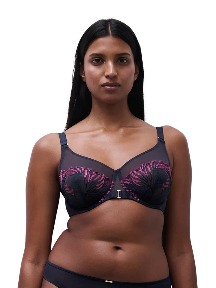 Chantelle - Legend Very Covering Underwired Bra Ocean Aurora