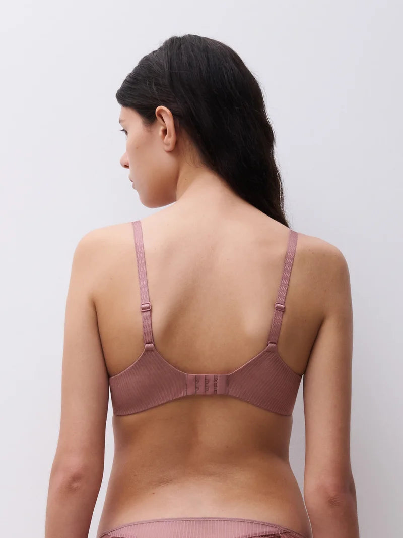 Chantelle - Legend Plunge T-Shirt Bra Rose Des Bois
