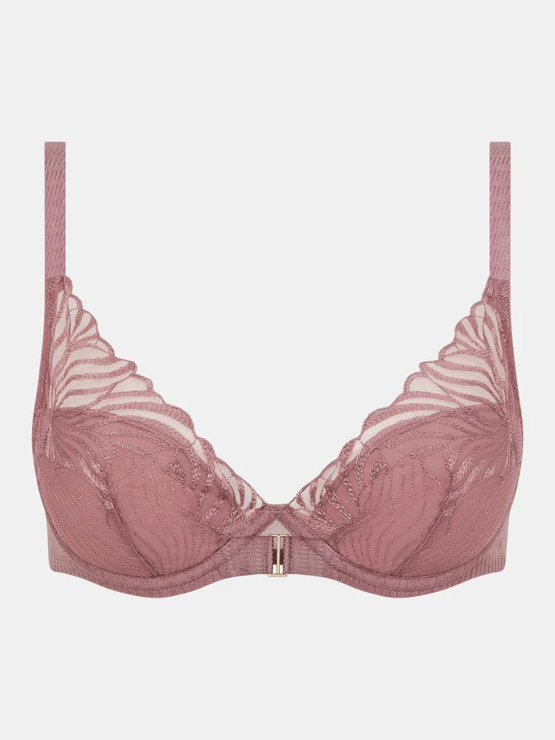 Chantelle - Legend Plunge T-Shirt Bra Rose Des Bois