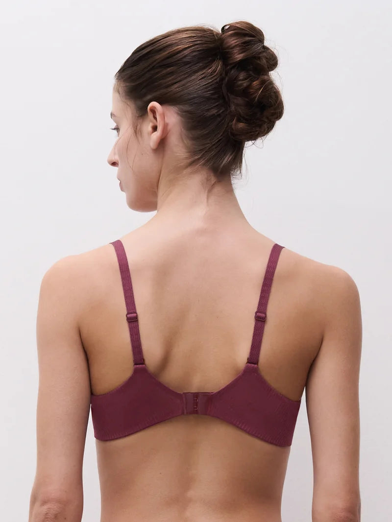 Chantelle - Legend Plunge T-Shirt Bra Sienna / Guava
