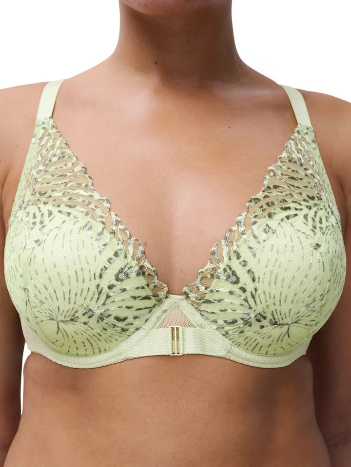 Chantelle - Legend Plunge T-Shirt Bra Wild Pistacio