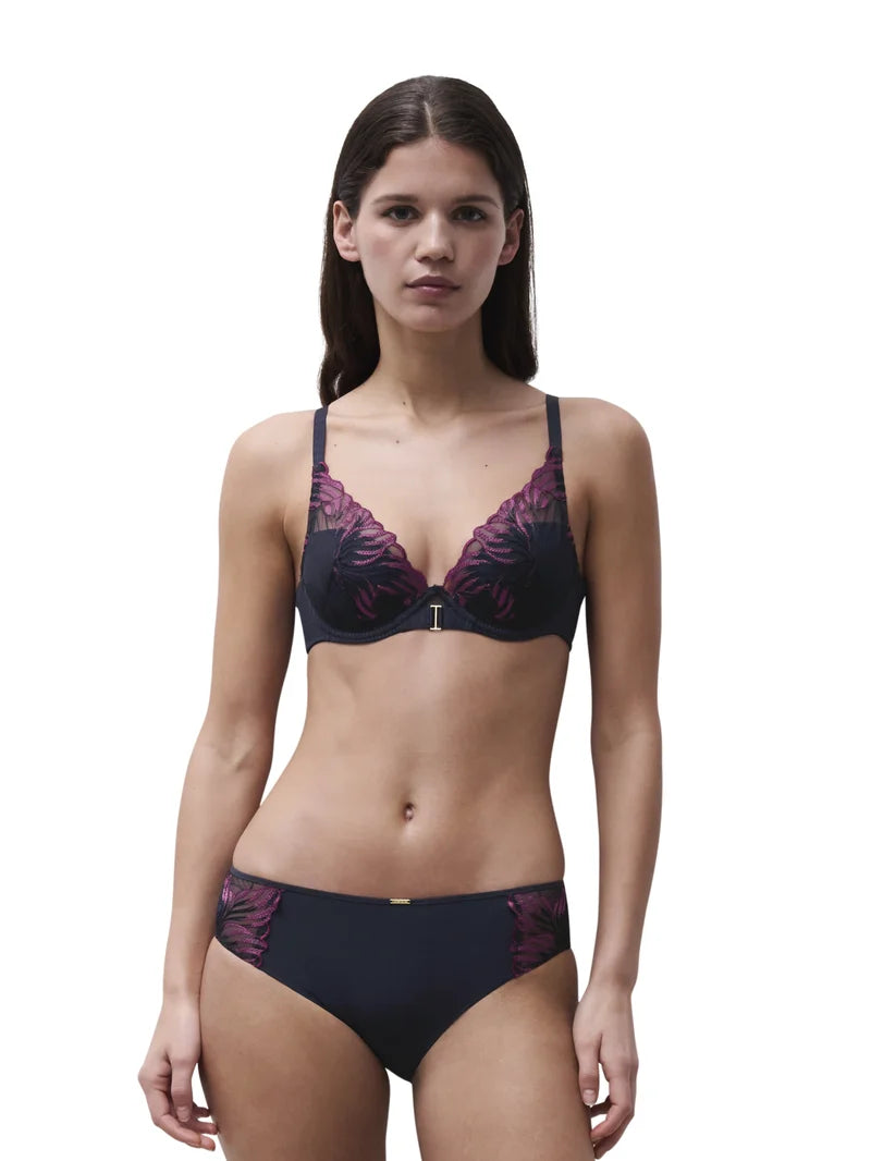 Chantelle - Legend Plunge T-Shirt Bra Ocean Aurora