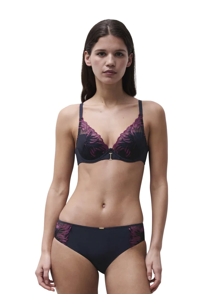 Chantelle - Legend Plunge T-Shirt Bra Ocean Aurora