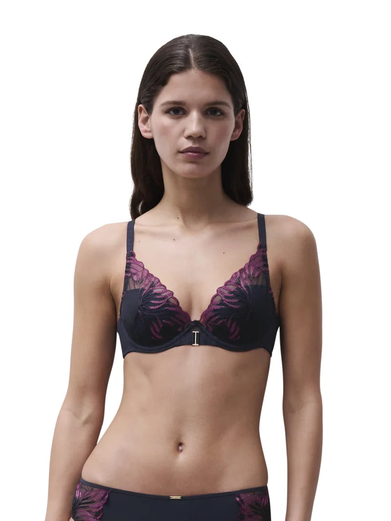 Chantelle - Legend Plunge T-Shirt Bra Ocean Aurora