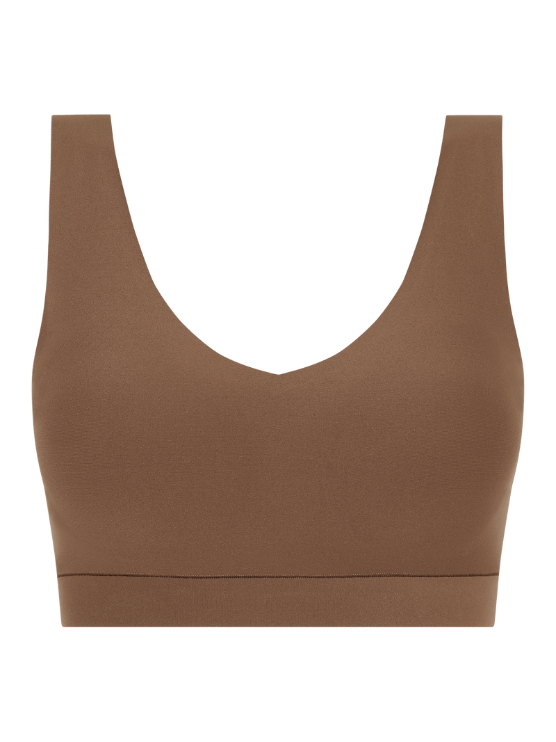 Chantelle Softstretch Padded Top - Cocoa Padded Bra Chantelle 