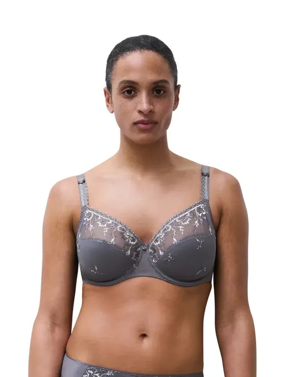 Chantelle - Every Curve Very Covering Underwired Bra Frozen Grey