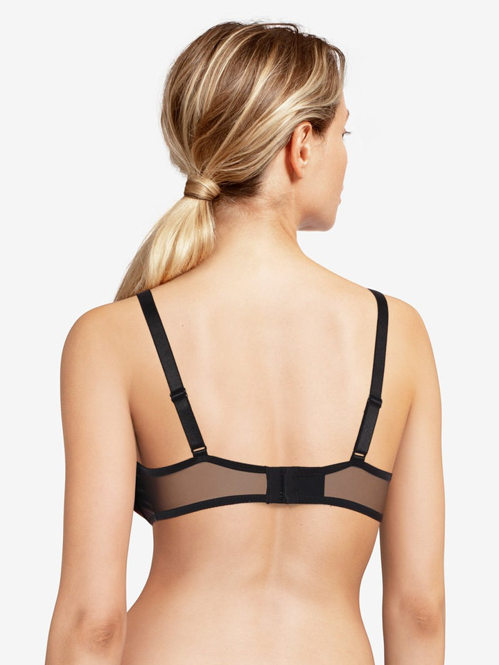 Chantelle Chic Essential Half-Cup Memory Bra - Black Half-Cup Bra Chantelle