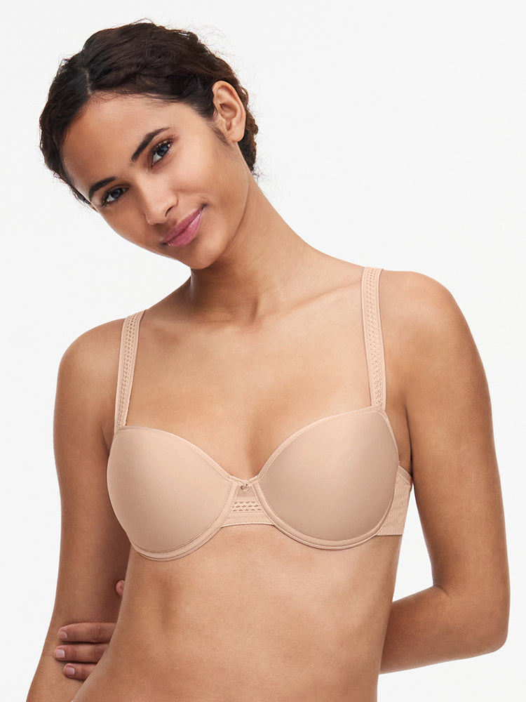 Chantelle Chic Essential Half-Cup Memory Bra - Golden Beige Half-Cup Bra Chantelle 