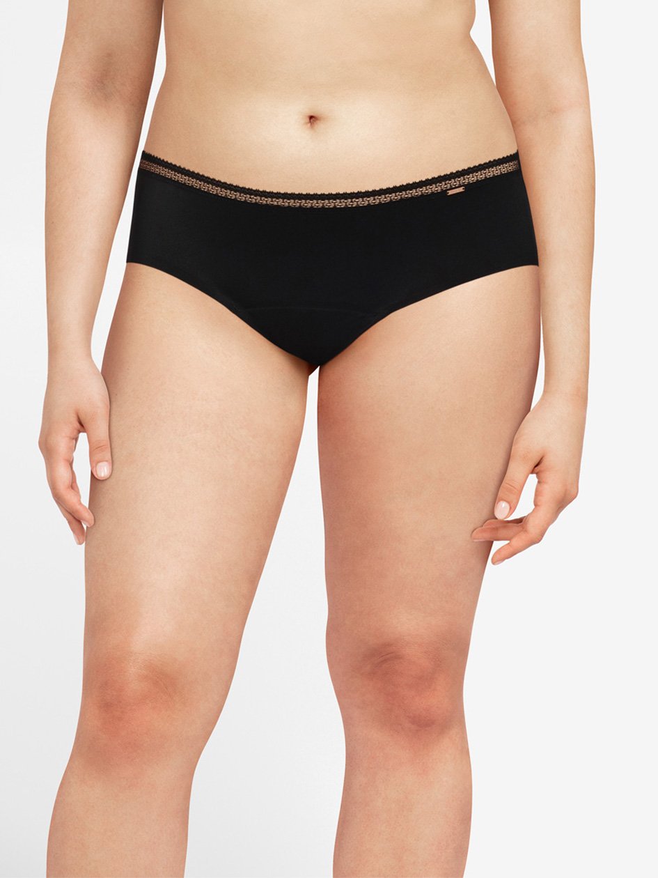 Chantelle Flux Abondant Period Proof Heavy Flow Hipster - Black Hipster Chantelle