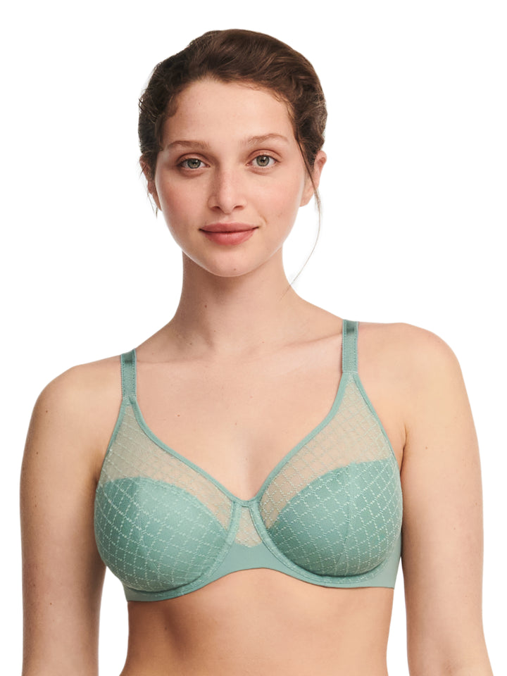 Chantelle Easyfeel - Norah Chic Covering Molded Bra Trellis Green