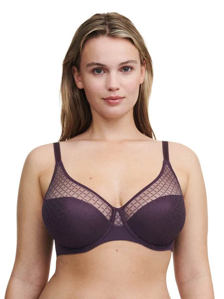 Chantelle Easyfeel - Norah Chic Covering Molded Bra Aubergine