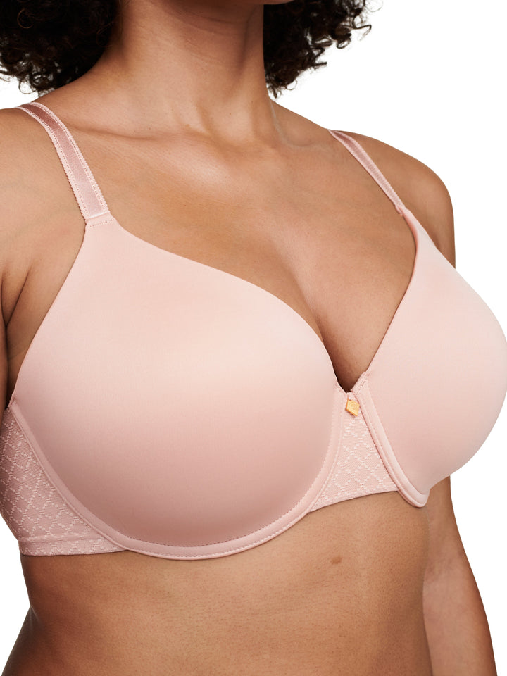 Chantelle Norah Chic Covering T-Shirt Bra - Dusky Pink Full Cup Bra Chantelle 