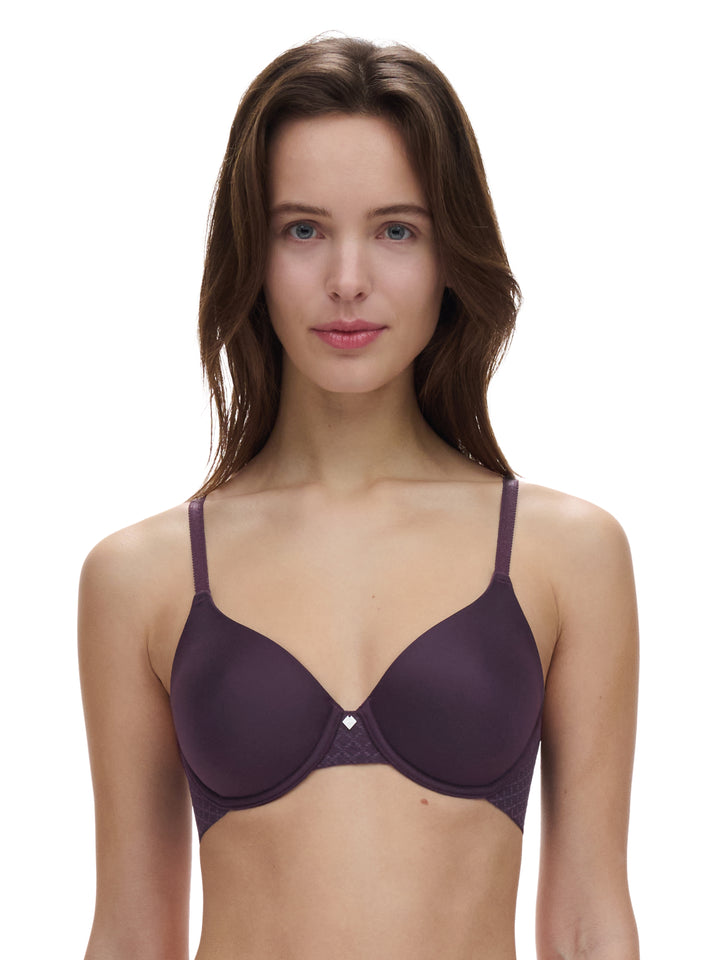 Chantelle EasyFeel - Norah Chic Covering T-Shirt Bra Aubergine