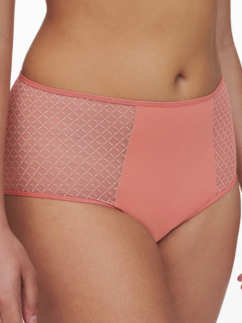 Chantelle EasyFeel - Norah Chic High-Waisted Full Brief Rose Canyon