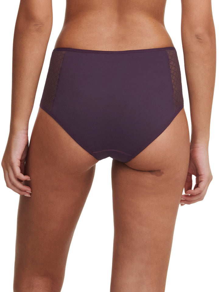 Chantelle EasyFeel - Norah Chic High-Waisted Full Brief Aubergine