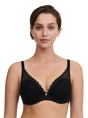 Chantelle Easyfeel - Norah Plunge T-Shirt Bra Black